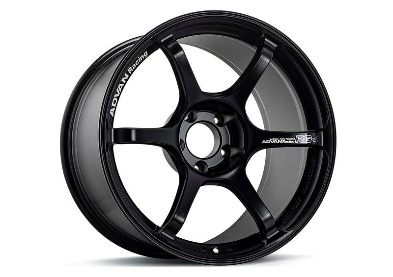 Advan RG-4 18x8.5 +45 5-112 Semi Gloss Black Wheel YA48H45MSB
