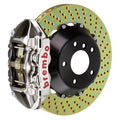 Brembo 16-21 Land Cruiser Rear GTR BBK 4 Piston Billet 380x28 2pc Rotor Drilled- Nickel 2P1.9051AR