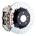Brembo 15-23 Mustang Rear GTR BBK 4 Piston Billet 380x28 2pc Rotor Slotted Type3- Nickel 2P3.9049AR