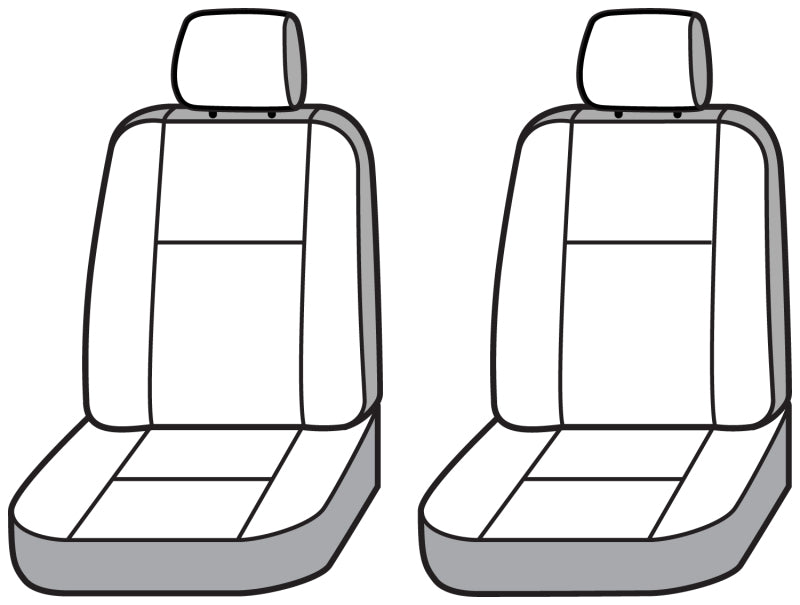Covercraft 24-25 Ford F250/F550 Endura PrecisionFit Front Row Bucket Seat-Black/Black GTF4423ABENBK