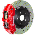 Brembo 25+ BMW X3 30 xDrive (G45) Front GT BBK 6 Piston Cast 380x34 2pc Rotor Drilled - Red 1N1.9093A2