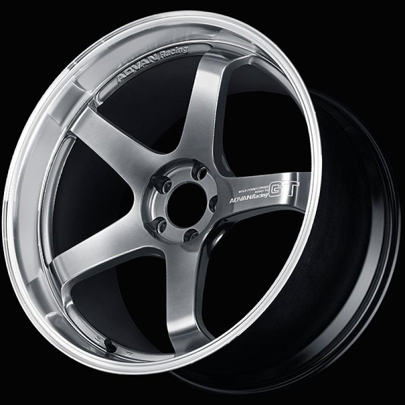 Advan GT Premium Version 19x10.5 / +25 ET / 5x114.3 / 73mm Bore / Machining and Hyper Platinum Black YAQ9L25EPBP