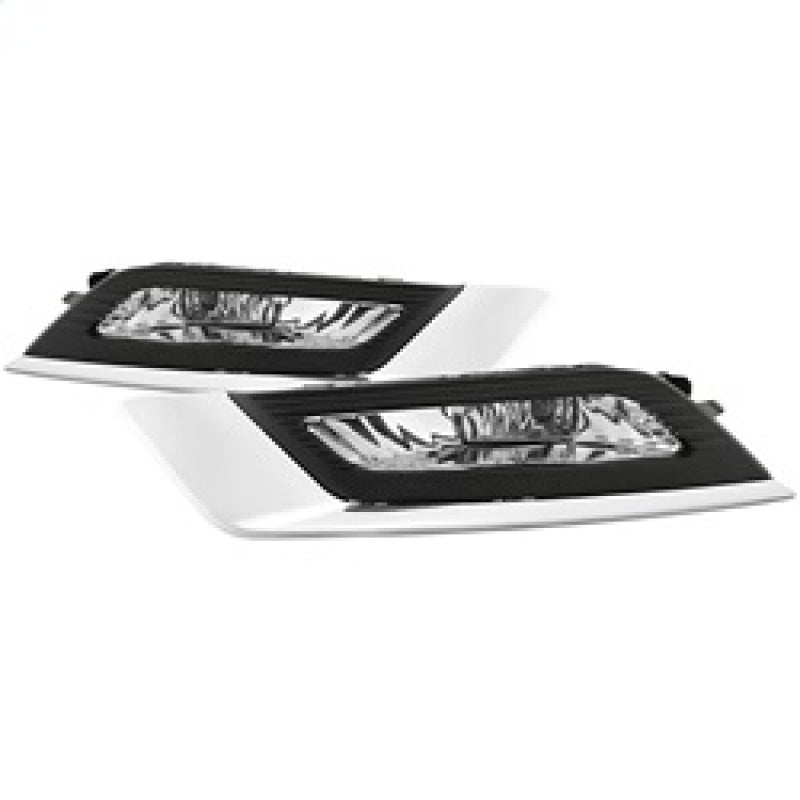 Spyder 17-18 Ford Fusion OEM Fog Lights w/ Switch & Cover - Clear (FL-FFUS17-C) 5085405
