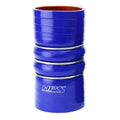 HPS Performance Products HPS 4" ID, Silicone Charge Air Cooler CAC Hose Double Hump Coupler Bellow Cold Side, High Temp 4-ply Reinforced, 102mm ID