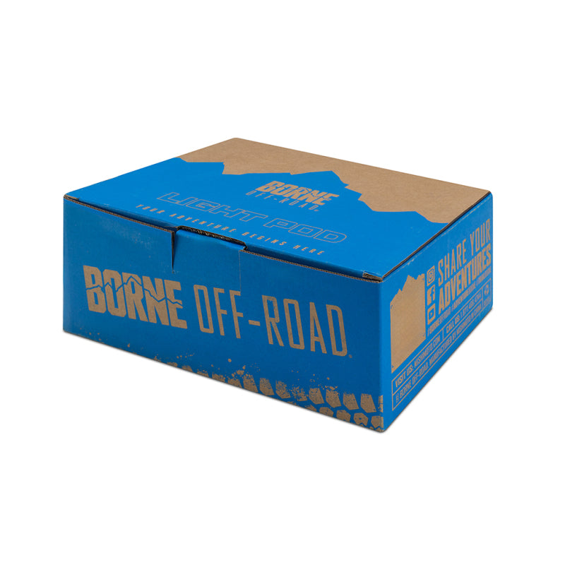 Borne Off-Road 21+ Bronco Light Pods 4pc Ditch 3x3 Flood Upfit BNLT-BR-21-DT4FU