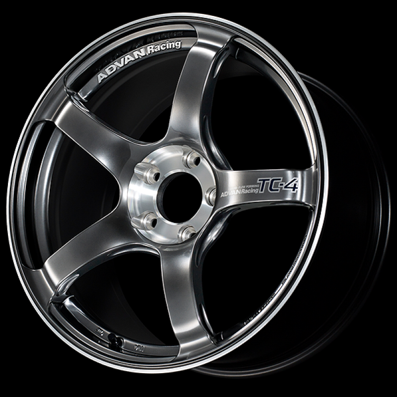 Advan TC-4 SE 16x8.0 / +35 Offset / 5x114.3 / 73mm Bore / Racing Hyper Black and Diamond Cut YADS6G35EHBF