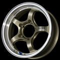 Advan RG-D2 17x7.5 / +35 Offset / 4x98 / 58mm Bore / Machining and Champagne Gold YAT7F35SCG
