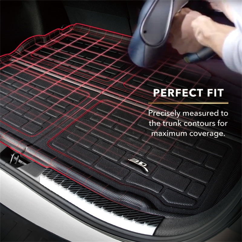 3D MAXpider 2016-2020 Chevrolet Malibu Kagu Cargo Liner - Black M1CH0771309