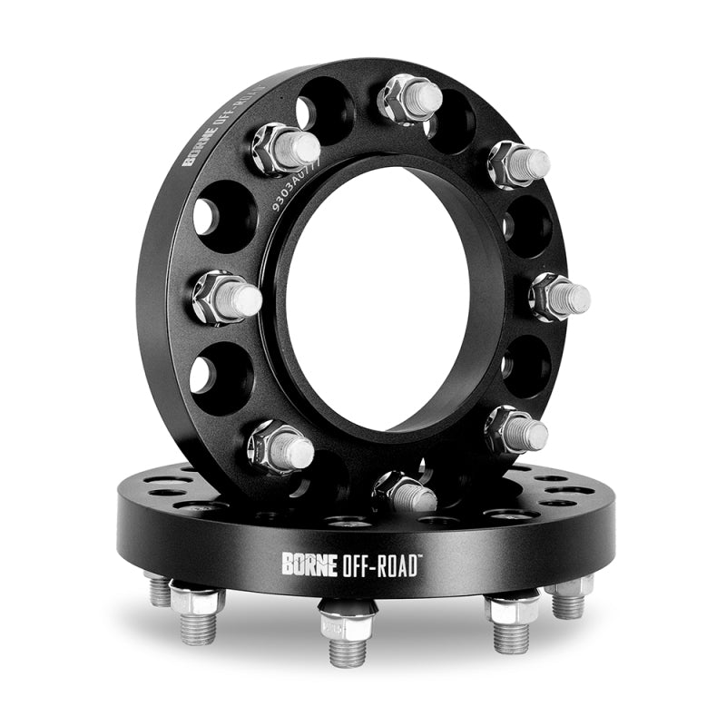Borne Off-Road Wheel Spacers 8X165.1 121.3 45 M14 Blk BNWS-006-450BK