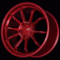 Advan RZ-DF2 for Porsche 20x9.0 / +56 Offset / 5x130 / 71.6mm Bore / Racing Candy Red YAF0I56TCR