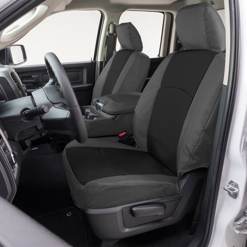 Covercraft 2024+ Ford F150 King Ranch Endura PrecisionFit Custom Front Row Seat Covers - Black/Char GTF4419ABENBC