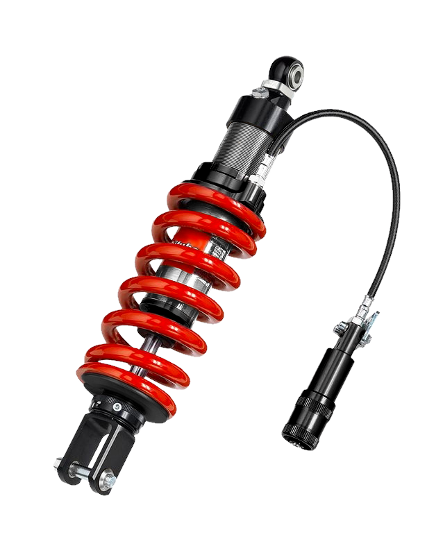 Bitubo Suspension Bitubo XZE3 Monoshocks Adjustable: Hydraulic Spring Preload, Rebound, Length, Red Spring D0044XZE31