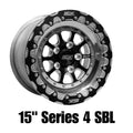 Belak Wheels Belak 15x8 / 5in BS / 4x100 BP / High Pad / Series 4 Wheel - Single Beadlock Billet Outer Lip 15084100S45BS-BLT