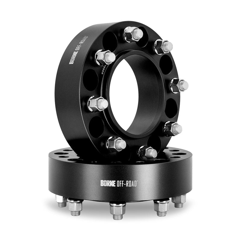 Borne Off-Road Wheel Spacers 8X165.1 121.3 50 M14 Blk BNWS-006-500BK