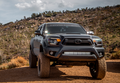 Cali Raised LED Cali Raised 05-15 Toyota Tacoma 32In Lower Bumper Hidden Led Bar Brackets Kit-Amber Backlight - Tall CR2470