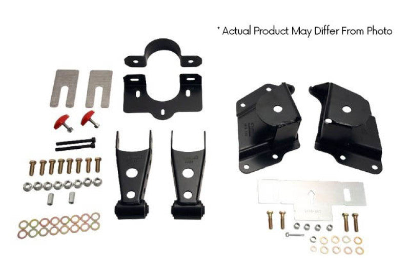 Belltech SHACKLE AND HANGER KIT 99-06 GM/GMC 1500 EXT CAB 3inch 6515