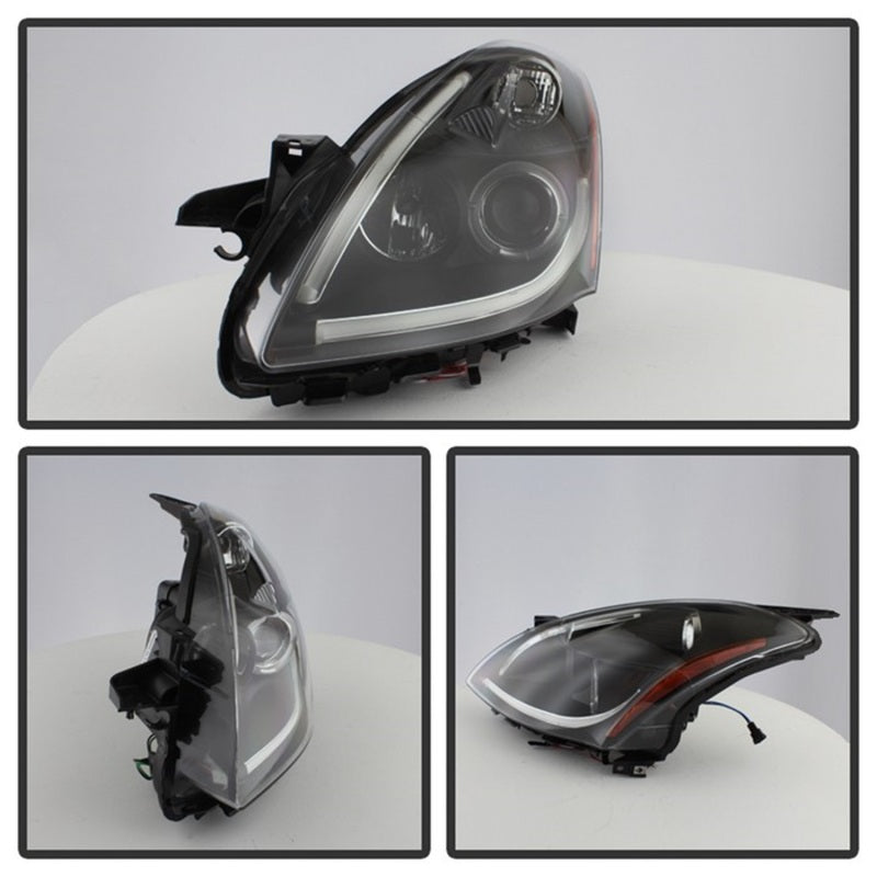 Spyder Nissan Altima 4Dr 10-12 Projector Headlights Light DRL LED Halo Blk PRO-YD-NA104D-LTDRL-BK 5076830