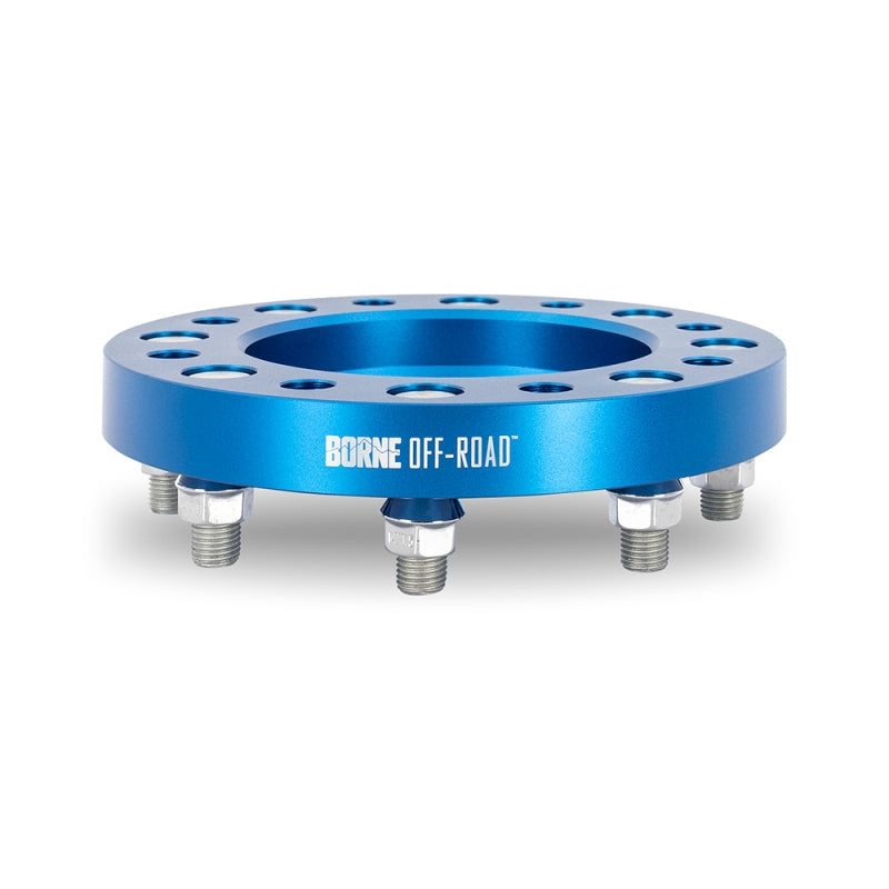 Borne Off-Road Wheel Spacers 8x165.1 116.7 38.1 M14 Blue BNWS-008-381BL