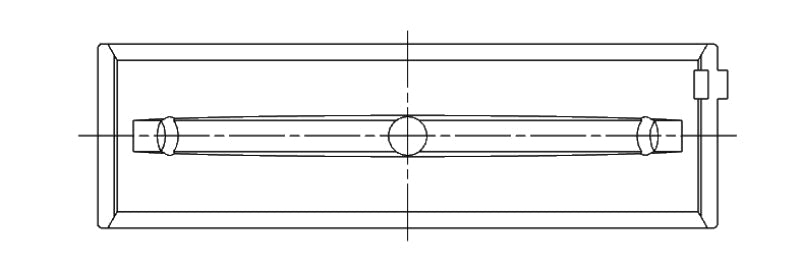 ACL Subaru EJ20/EJ22/EJ25 (For Thrust in #5 Position) 0.027mm Oversized High Performance Main Bearin 5M8309HOS2-.025