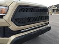 Cali Raised LED Cali Raised 2016-2023 Toyota Tacoma 32In Lower Bumper Flush Slim Light Bar Kit - Blue Backlight-Tall CR2849