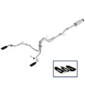 Ford Racing 15-18 F-150 5.0L Cat-Back Extreme Exhaust System Rear Exit w/ Black Chrome Tips M-5200-F1550DEBA