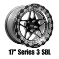 Belak Wheels Belak  17x4.5 Monoblock Skinny Wheel 5x115 2.25in backspace 17455115S32BS-1PC