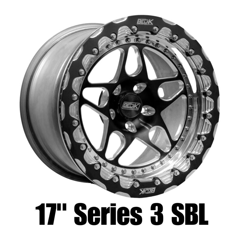 Belak Wheels Belak 17x10.5 / 7in BS / 5x127 BP / High Pad / Series 3 Wheel - Single beadlock 17105127S37BS-SBL