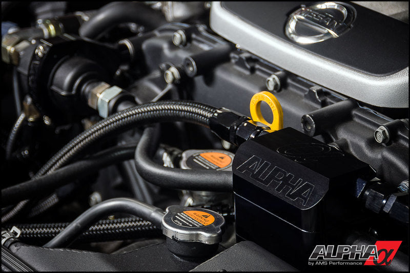 AMS Performance 2009+ Nissan GT-R R35 Alpha Air Oil Separator ALP.07.04.0023-1