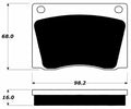 Porterfield Brake Pads for 1965 VOLVO P1800