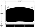 Porterfield Brake Pads for 1976 JAGUAR XJ 12