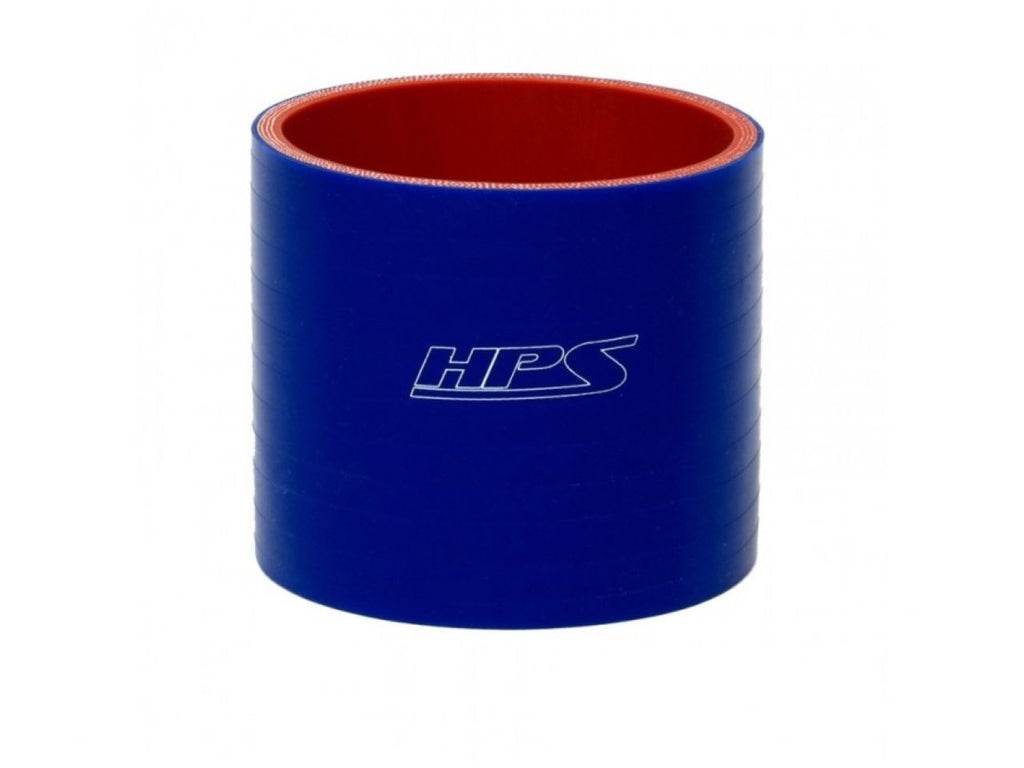 HPS 4-1/8" ID, 4" Length, Silicone Straight Coupler Hose, High Temp 4-ply Reinforced, 105mm ID, Blue