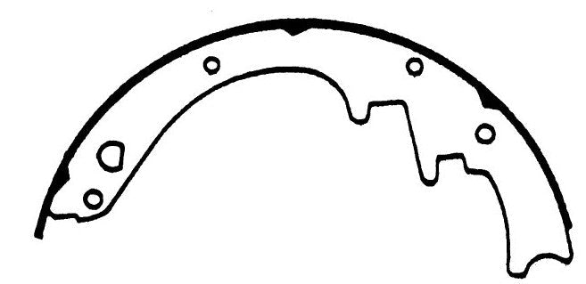 Porterfield Brake Shoes for 1975 FORD GRANADA w/Rear Drums