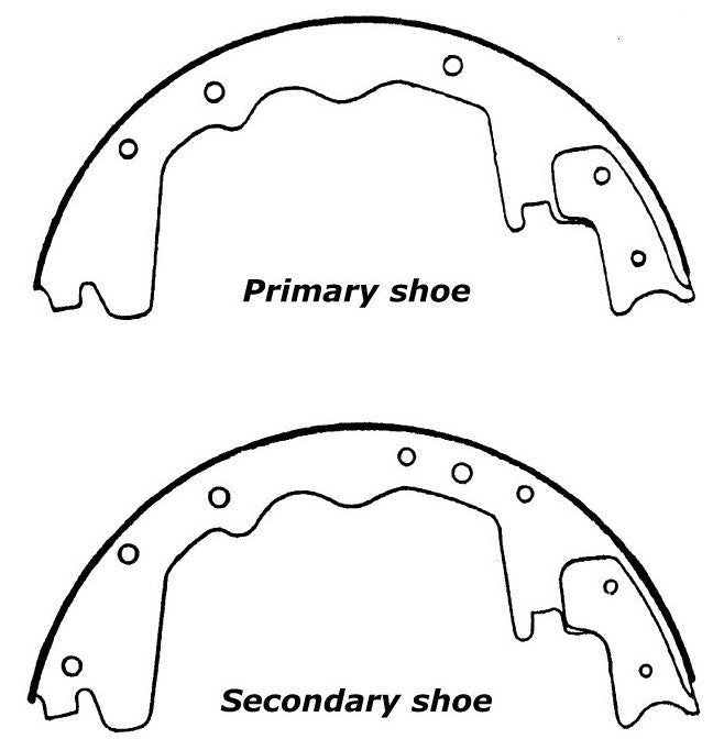 Porterfield Brake Shoes for 1990 FORD F250 3/4 Ton 2WD Rear Drum 7 Lug