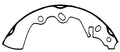 Porterfield Brake Shoes for 1976 MAZDA RX 3