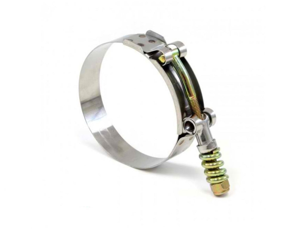 HPS Performance Products HPS Stainless Steel Spring Loaded T-Bolt Hose Clamp SAE 140 for 5" ID hose - Effective Size: 5.24"-5.55"