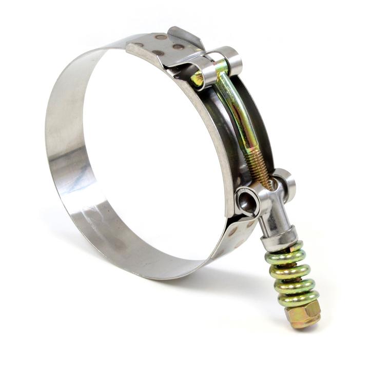 HPS Performance Products HPS Stainless Steel Spring Loaded T-Bolt Hose Clamp SAE 64 - Effective Size: 2.87"-3.19"