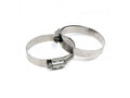 HPS Performance Products HPS Stainless Steel Worm Gear Liner Hose Clamp SAE 40 2pc Pack 2-1/16" - 3" (52mm-76mm)