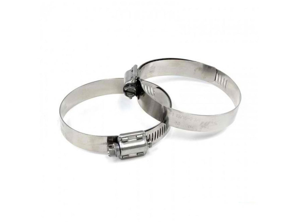 HPS Performance Products HPS Stainless Steel Worm Gear Liner Hose Clamp SAE 52 2pc Pack 2-13/16" - 3-3/4" (71mm-95mm)