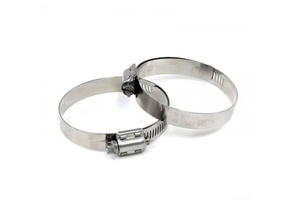 HPS Performance Products HPS Stainless Steel Worm Gear Liner Hose Clamp SAE 56 2pc Pack 3-1/16" - 4" (78mm-102mm)
