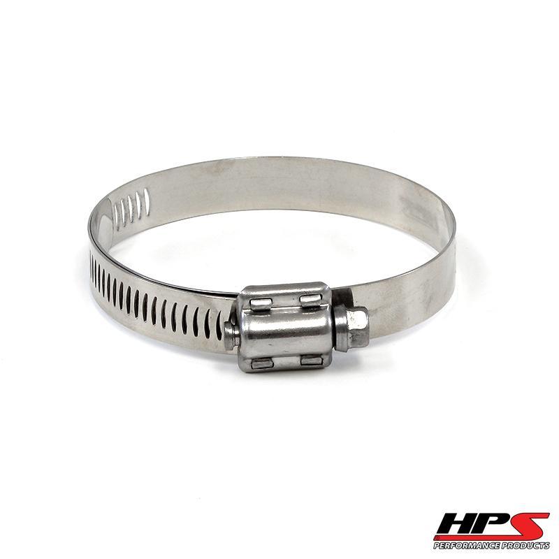 HPS Performance Products HPS Stainless Steel Worm Gear Liner Hose Clamp SAE 64 2pc Pack 3-9/16" - 4-1/2" (91mm-114mm)